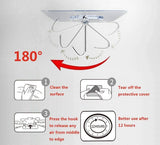 Darrahopens Home & Garden > Home & Garden Others 24 Packs Heavy Duty Adhesive Hooks Kitchen Wall Hooks