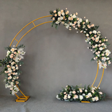 Darrahopens Home & Garden > Home & Garden Others 260cm Gold Metal Wedding Arch Round Balloon Birthday Party