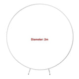 darrahopens Home & Garden > Home & Garden Others 2M Wedding Hoop Round Circle Arch Backdrop Flower Display Stand Frame Background