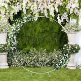 darrahopens Home & Garden > Home & Garden Others 2M Wedding Hoop Round Circle Arch Backdrop Flower Display Stand Frame Background