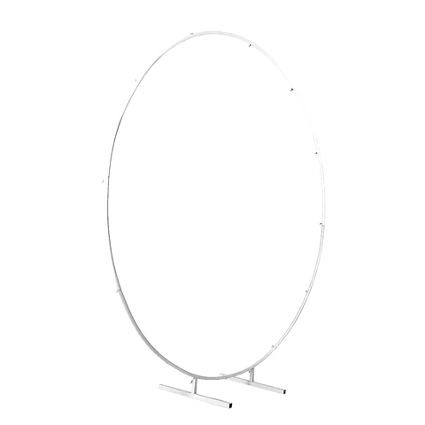 darrahopens Home & Garden > Home & Garden Others 2M Wedding Hoop Round Circle Arch Backdrop Flower Display Stand Frame Background