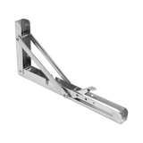 darrahopens Home & Garden > Home & Garden Others 2x 10" Stainless Steel Folding Table Bracket Shelf Bench 50kg Load Heavy Duty