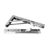 darrahopens Home & Garden > Home & Garden Others 2x 10" Stainless Steel Folding Table Bracket Shelf Bench 50kg Load Heavy Duty