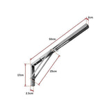 darrahopens Home & Garden > Home & Garden Others 2x 20" Stainless Steel Folding Table Bracket Shelf Bench 50kg Load Heavy Duty