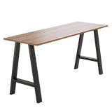 darrahopens Home & Garden > Home & Garden Others 2x Rustic Dining Table Legs Steel Industrial Vintage 71cm - Black