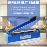 Darrahopens Home & Garden > Home & Garden Others 300mm Impulse Heat Sealer Sealing SAA Machine Electric Plastic Poly Bag