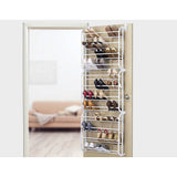 darrahopens Home & Garden > Home & Garden Others 36 Pair Shoe Holder Organiser Over The Door Hanging Shelf Rack Storage Hook