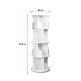 darrahopens Home & Garden > Home & Garden Others 360-degree Rotating 4 Tier Display Shelf Bookcase Organiser