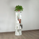 darrahopens Home & Garden > Home & Garden Others 360-degree Rotating 4 Tier Display Shelf Bookcase Organiser