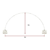 darrahopens Home & Garden > Home & Garden Others 3x4m Full Set Balloon Arch Column Kit Floor Base Stand For Wedding & Party