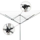darrahopens Home & Garden > Home & Garden Others 4 Arm Rotary Airer Outdoor Washing Line Clothes Dryer 50m Length