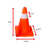 darrahopens Home & Garden > Home & Garden Others 4pcs 45cm Road Traffic Cones Reflective Overlap Parking Emergency Safety Cone
