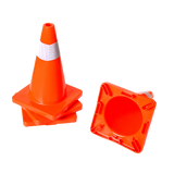 darrahopens Home & Garden > Home & Garden Others 4pcs 45cm Road Traffic Cones Reflective Overlap Parking Emergency Safety Cone