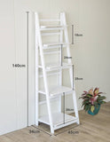 darrahopens Home & Garden > Home & Garden Others 5 Tier Wooden Ladder Shelf Stand Storage Book Shelves Shelving Display Rack