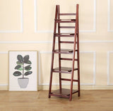 darrahopens Home & Garden > Home & Garden Others 5 Tier Wooden Ladder Shelf Stand Storage Book Shelves Shelving Display Rack