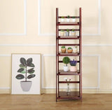 darrahopens Home & Garden > Home & Garden Others 5 Tier Wooden Ladder Shelf Stand Storage Book Shelves Shelving Display Rack