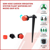 darrahopens Home & Garden > Home & Garden Others 50M Hose Garden Irrigation System Plant Watering DIY Micro Drip Kits