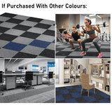 darrahopens Home & Garden > Home & Garden Others 5m2 Box of Premium Carpet Tiles Commercial Domestic Office Heavy Use Flooring Grey