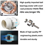 darrahopens Home & Garden > Home & Garden Others 6" Inch Silent Extractor Fan Duct Hydroponic Inline Exhaust Vent Industrial