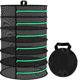 Darrahopens Home & Garden > Home & Garden Others 6-Layer 120cm Foldable Herb Vegetable Fruit Drying Dehydrating Rack Mesh Hanging Dryer