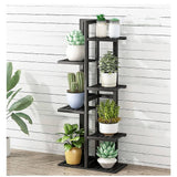 darrahopens Home & Garden > Home & Garden Others 6 Tiers Vertical Bamboo Plant Stand Staged Flower Shelf Rack Outdoor Garden