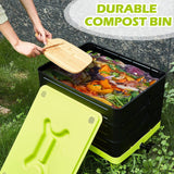 Darrahopens Home & Garden > Home & Garden Others 60L Large Worm Farm 3 Trays Worm Composter Bins Composting System Worm Tea