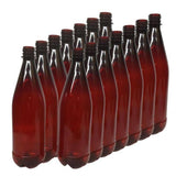 Darrahopens Home & Garden > Home & Garden Others 750ml Amber PET beer bottle with caps x 16