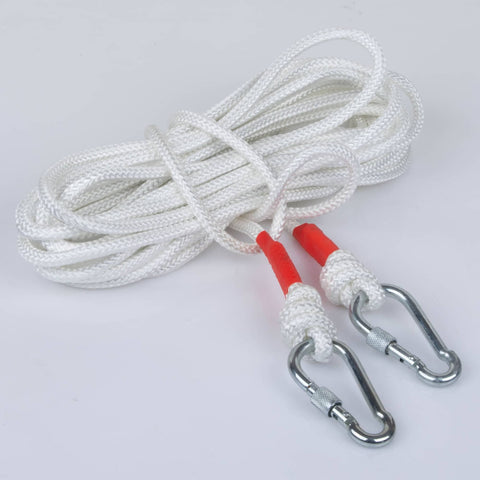 Darrahopens Home & Garden > Home & Garden Others 8mm 10m Safety Climbing Rope Nylon Rock Static Outdoor Boat Anchor Marine Rope Dock Lines Rope
