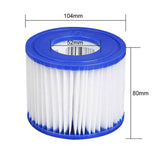 darrahopens Home & Garden > Home & Garden Others 8PCS Replacement Bestway VI Filter Cartridge Inflatable Lay-Z-Spa Filters 58323
