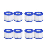 darrahopens Home & Garden > Home & Garden Others 8PCS Replacement Bestway VI Filter Cartridge Inflatable Lay-Z-Spa Filters 58323
