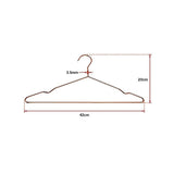 darrahopens Home & Garden > Home & Garden Others Adult 16.5" Rose Gold Shiny Metal Wire Coat Suit Top Clothes Hangers (30pc per set)