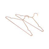 darrahopens Home & Garden > Home & Garden Others Adult 16.5" Rose Gold Shiny Metal Wire Coat Suit Top Clothes Hangers (60pc per set)