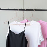 darrahopens Home & Garden > Home & Garden Others Adult 16.5" Rose Gold Shiny Metal Wire Coat Suit Top Clothes Hangers (60pc per set)