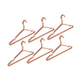 darrahopens Home & Garden > Home & Garden Others Adult 16.5" Rose Gold Shiny Metal Wire Coat Suit Top Clothes Hangers (60pc per set)