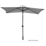 darrahopens Home & Garden > Home & Garden Others Arcadia Furniture Umbrella 3 Metre Umbrella with Solar LED Lights Garden Yard - Grey