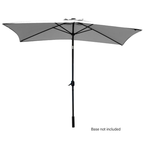 darrahopens Home & Garden > Home & Garden Others Arcadia Furniture Umbrella 3 Metre Umbrella with Solar LED Lights Garden Yard - Grey