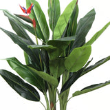 Darrahopens Home & Garden > Home & Garden Others Artificial Bird Of Paradise Plant 150cm (Red Flowers)