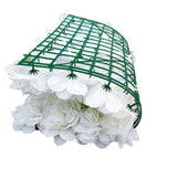 darrahopens Home & Garden > Home & Garden Others Artificial Flower Wall Backdrop Panel 40cm X 60cm Mixed Whites