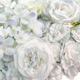 darrahopens Home & Garden > Home & Garden Others Artificial Flower Wall Backdrop Panel 40cm X 60cm Mixed Whites