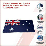 Darrahopens Home & Garden > Home & Garden Others Australian Flag Heavy Duty Woven Spun Poly Australia Flag Metal Clips