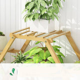 darrahopens Home & Garden > Home & Garden Others Bamboo Multilayer Flower Plant Bonsai Rack Shelf Stand Porch Lawn Patio