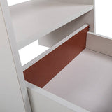 darrahopens Home & Garden > Home & Garden Others Bedside Tables Drawers Side Table Bedroom Furniture Nightstand White Unit