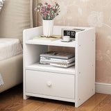 darrahopens Home & Garden > Home & Garden Others Bedside Tables Drawers Side Table Bedroom Furniture Nightstand White Unit
