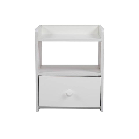 darrahopens Home & Garden > Home & Garden Others Bedside Tables Drawers Side Table Bedroom Furniture Nightstand White Unit