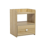 darrahopens Home & Garden > Home & Garden Others Bedside Tables Drawers Side Table Bedroom Furniture Nightstand Wood Unit