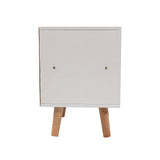 darrahopens Home & Garden > Home & Garden Others Bedside Tables Drawers Side Table Nightstand White Storage Cabinet Wood