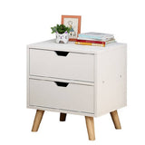 darrahopens Home & Garden > Home & Garden Others Bedside Tables Drawers Side Table Nightstand White Storage Cabinet Wood