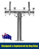 darrahopens Home & Garden > Home & Garden Others Beer Font Tower - Double Tap Modular Beer Font with Tap