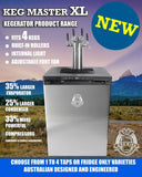 darrahopens Home & Garden > Home & Garden Others Beer Keg Fridge KegMaster Series XL Kegerator With Three Beer Taps