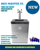 darrahopens Home & Garden > Home & Garden Others Beer Keg Fridge KegMaster Series XL Kegerator With Three Beer Taps